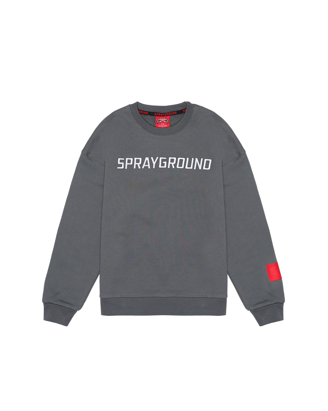 Felpa grigia basic crewneck