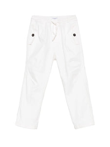 Pantaloni gesso con coulisse