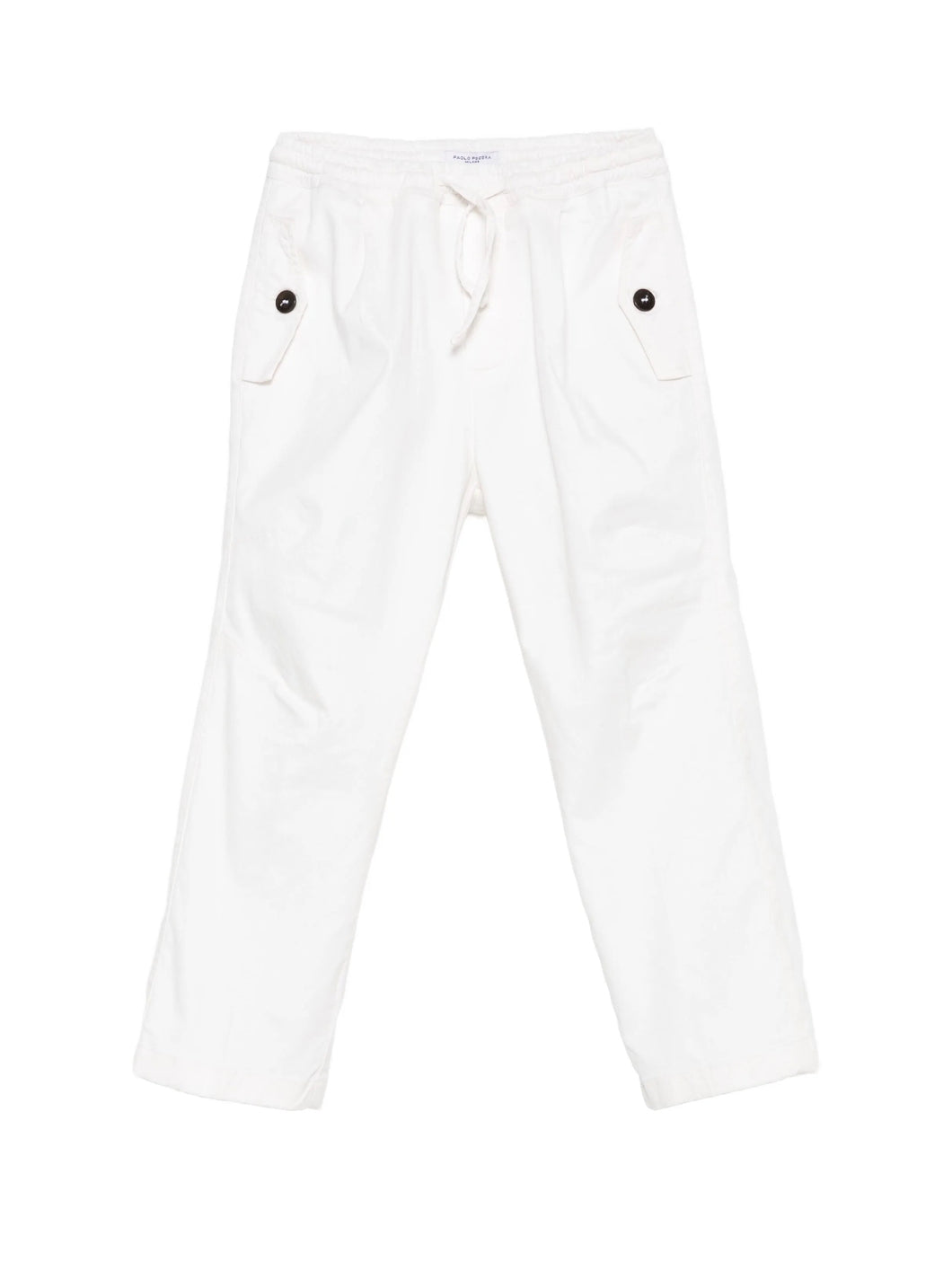 Pantaloni gesso con coulisse