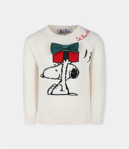 Maglione avorio Snoopy