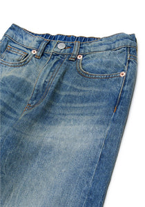 Jeans dritti con spacco