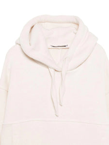 Felpa in maglia con cappuccio