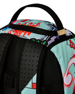 ZAINO SPRAYGROUND MONOPOLY GAME TAG DLXSR BACKPACK VERDE