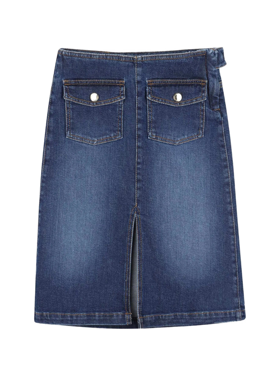 Gonna midi in denim