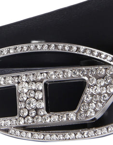 Cintura con oval D in cristalli