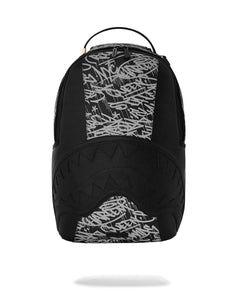 ZAINO SPRAYGROUND MIDNIGHT RACEWAY GRAFFITI DLXSV BACKPACK NERO