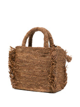 Carica l'immagine nel visualizzatore di Gallery, BORSA VANITY MINI MC2 SAINT BARTH MARRONE CON LOGO RICAMATO
