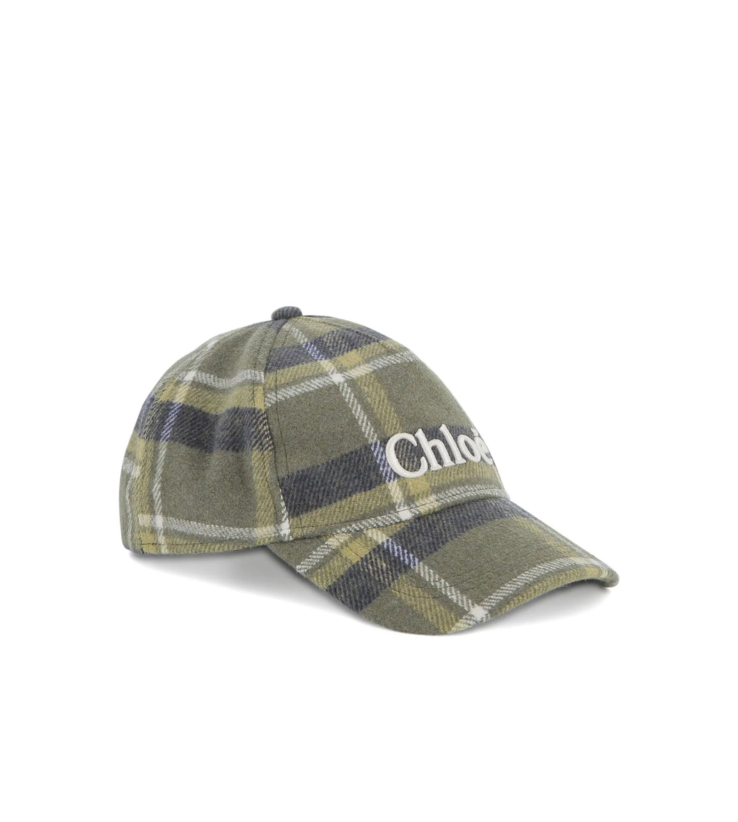 Cappellino a quadri