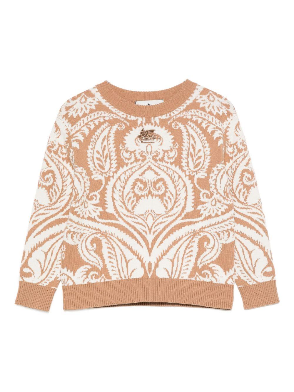 Maglione con motivo Paisley