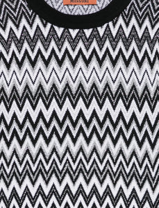 Maglione con motivo a zigzag