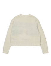 Carica l&#39;immagine nel visualizzatore di Gallery, Maglione bianco color latte

