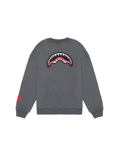 Felpa grigia basic crewneck