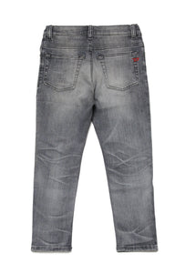 Jeans grigio elasticizzato