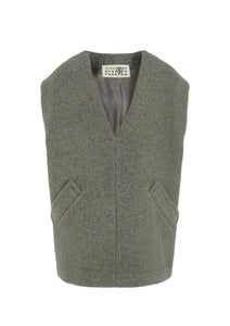 Gilet con scollo a V