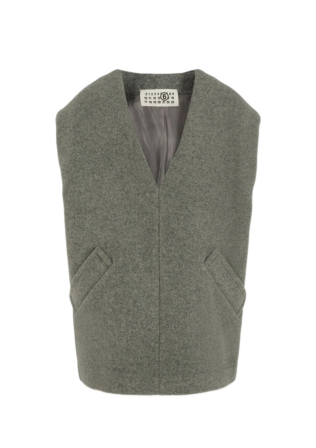 Gilet con scollo a V