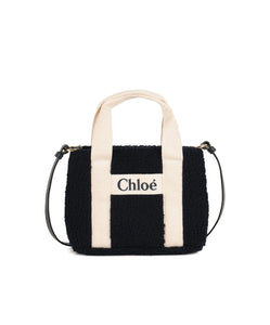 Borsa a spalla in teddy
