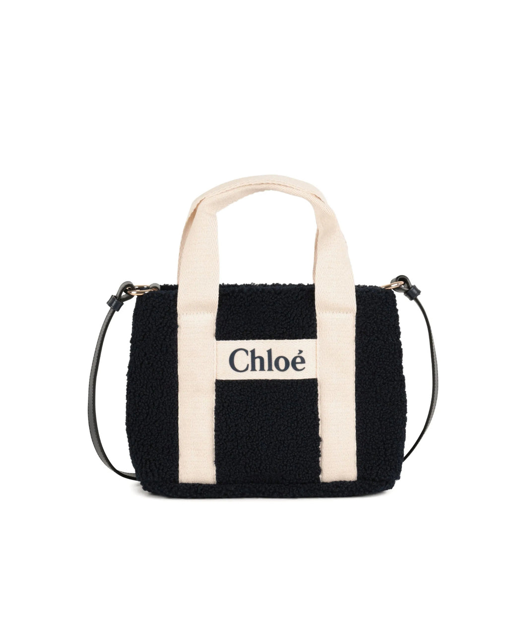 Borsa a spalla in teddy