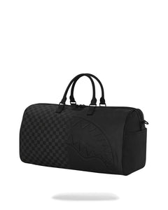 BORSA SPRAYGROUND HALF SPRITZ BLACK/GREY CHECK DUFFLE