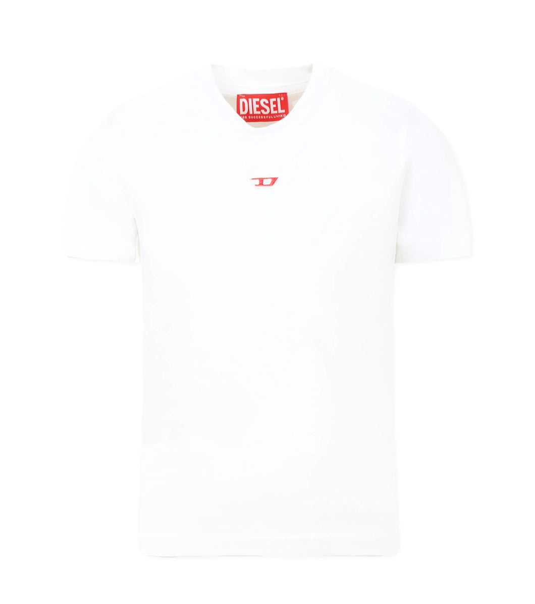 T-shirt con logo oval D