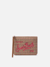 Carica l'immagine nel visualizzatore di Gallery, Pochette Aline in pied de poule soft
