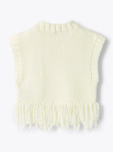 Carica l&#39;immagine nel visualizzatore di Gallery, Gilet in maglia con frange
