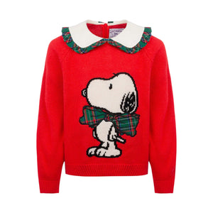 Maglione Calia JR Snoopy bow patch