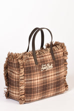 Carica l'immagine nel visualizzatore di Gallery, Borsa Colette in lana marrone e beige
