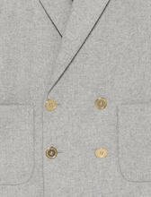 Carica l'immagine nel visualizzatore di Gallery, Blazer doppiopetto grigio

