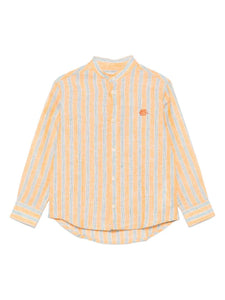 Camicia in lino a righe