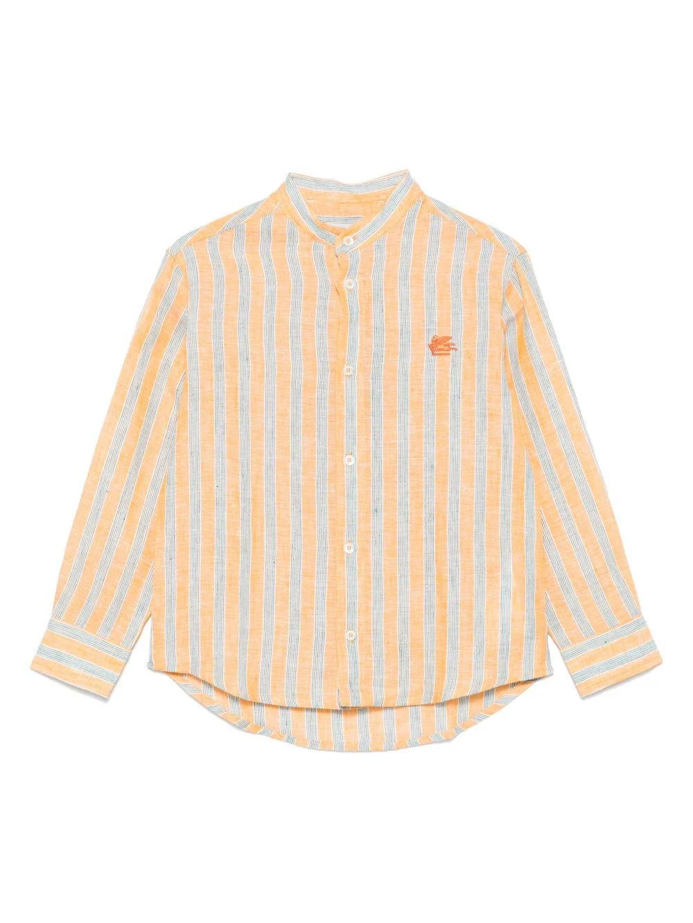 Camicia in lino a righe