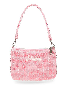 Borsa a spalla con paillettes