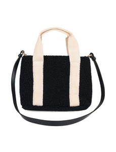 Borsa a spalla in teddy