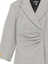 Carica l'immagine nel visualizzatore di Gallery, Blazer drappeggiato doppiopetto

