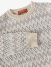 Carica l'immagine nel visualizzatore di Gallery, Maglione jumper a fantasia zigzaga
