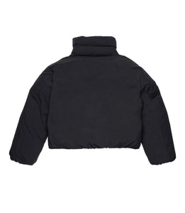Bomber cropped a collo alto
