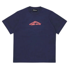 Carica l&#39;immagine nel visualizzatore di Gallery, T-shirt blu girocollo ICON
