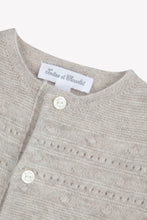 Carica l'immagine nel visualizzatore di Gallery, Completo beige in lana neonato
