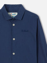 Carica l'immagine nel visualizzatore di Gallery, Camicia in cotone blu non mi
