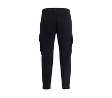 Carica l&#39;immagine nel visualizzatore di Gallery, Pantalone stretch cargo nero
