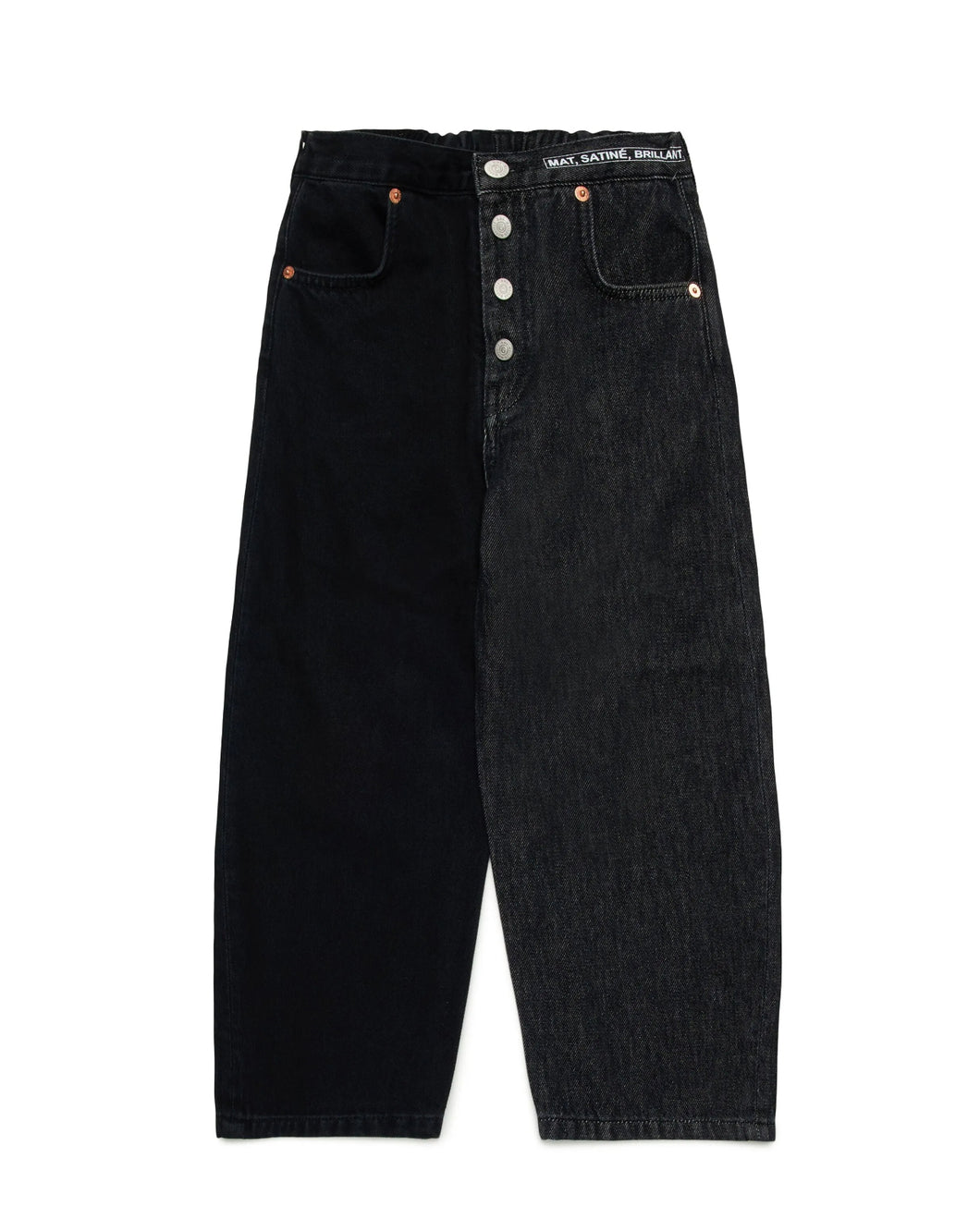 Jeans bicolore