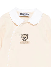 Carica l&#39;immagine nel visualizzatore di Gallery, Tutina beige unisex con motivo teddy bear
