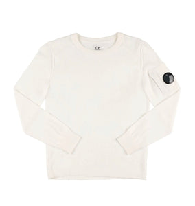 Maglione bianco in cotone