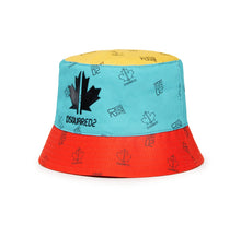 Carica l&#39;immagine nel visualizzatore di Gallery, Cappello bucket con design color-block Dsquared2 10TH Anniversary
