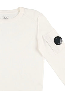 Maglione bianco in cotone