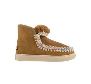 Mou sneakers con dettagli in lana