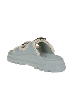 Slippers Eva one-piece slide two buckles