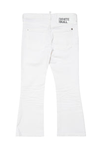 Jeans white bull