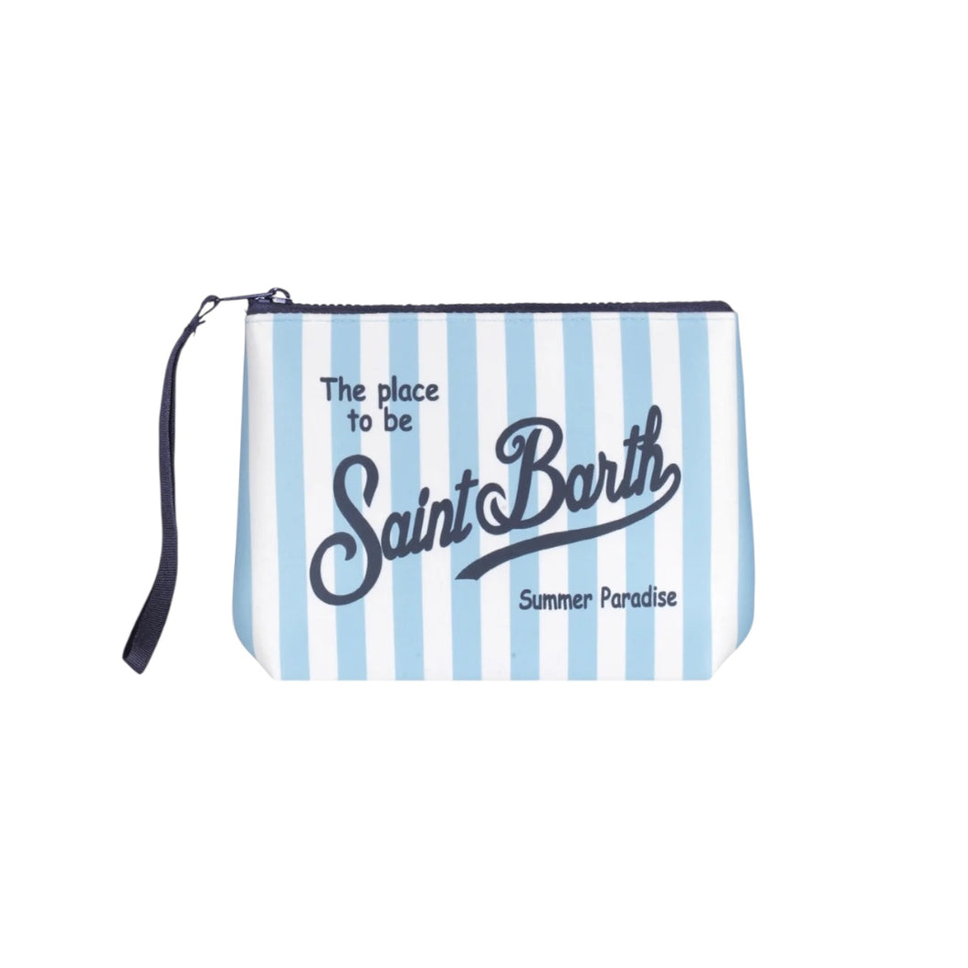 Pochette Aline bianco azzurra