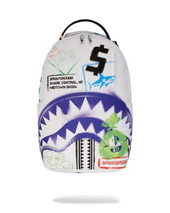 ZAINO SHARK CENTRAL STENCILS WHITE DLXSV