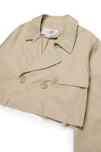 Giacca cropped beige